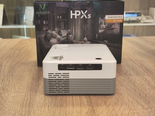 Data Show Maxprecis HPX5 Mini 4000 LUMENS UHD 4K 30000HRS HDMI USB AUDIO ANDROID WIFI