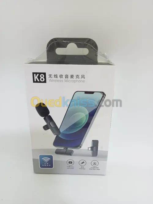 Microphone Wireless Micro-Cravate Sans Fil Pour Type C