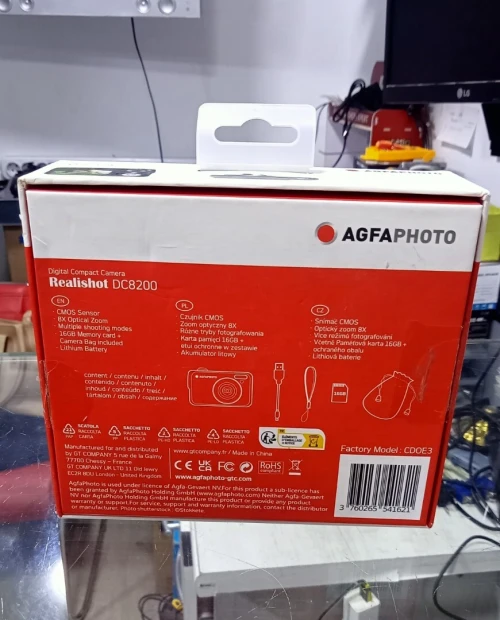 Appareil Photo Numérique - AgfaPhoto Realishot DC8200 [Zoom optique 8X /21MP]