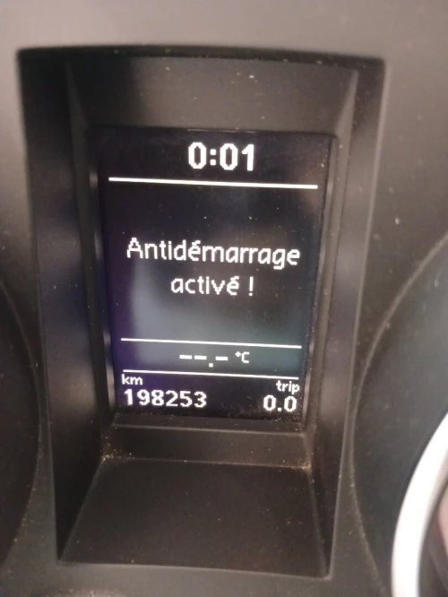 Program anti démarrage vag