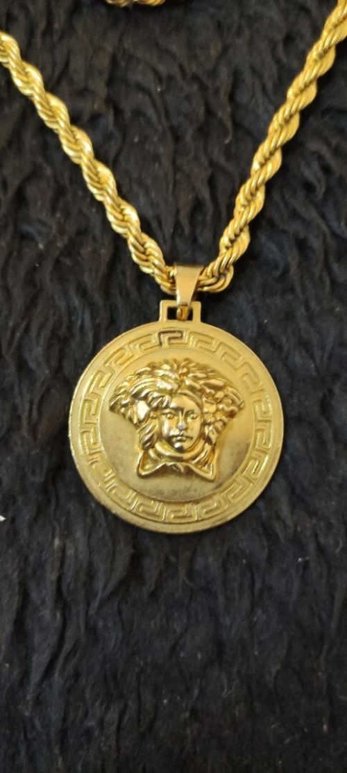 Parure Versace plaqué or 