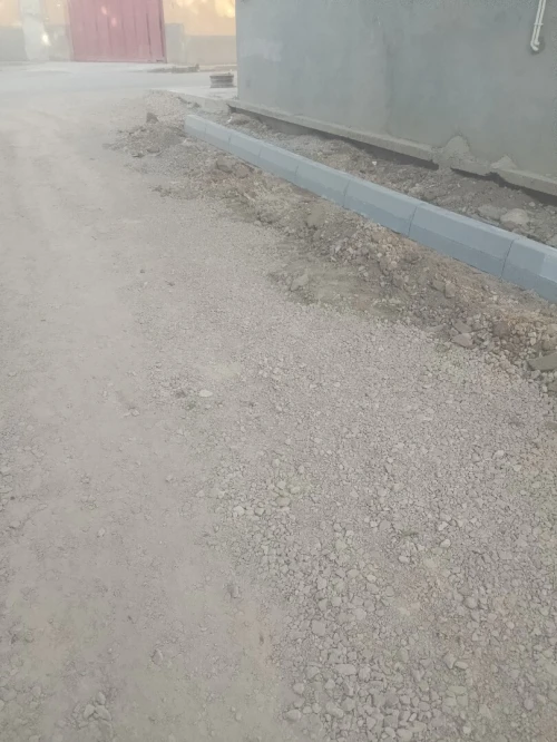 pose bordure carrelage caniveau pavés gabionnage béton imprimé