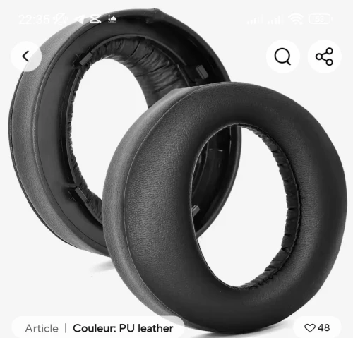 Coussinet casque PS5 3D pulse 