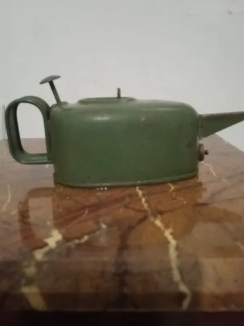 Burette oil industrielle  vintage  