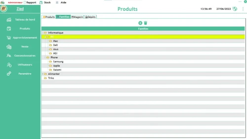 Logiciel de gestion de stock commercial 