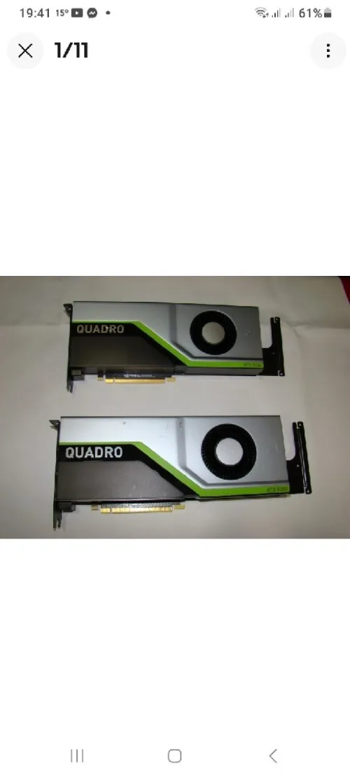 (2)Carte Graphique quadro rtx 5000 16gb
