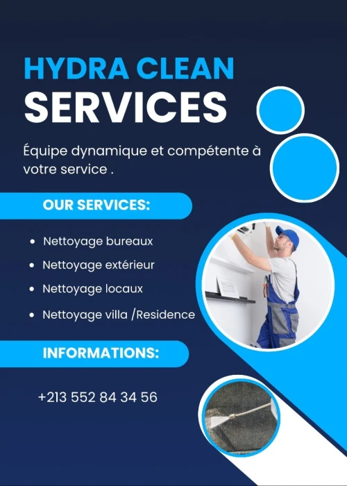 Entreprise de nettoyage hydra clean services pour les ambassades et sociétés privées 