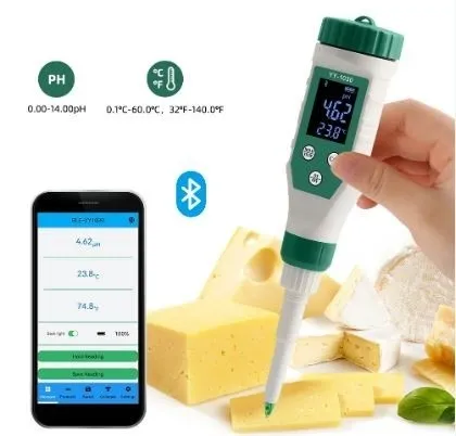 Ph mètre numérique Bluetooth alimentaire 0.00 ~ 14.00 