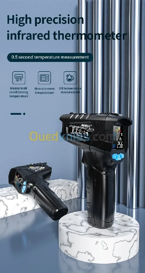 Thermomètre hygromètre infrarouge Laser sans contact 