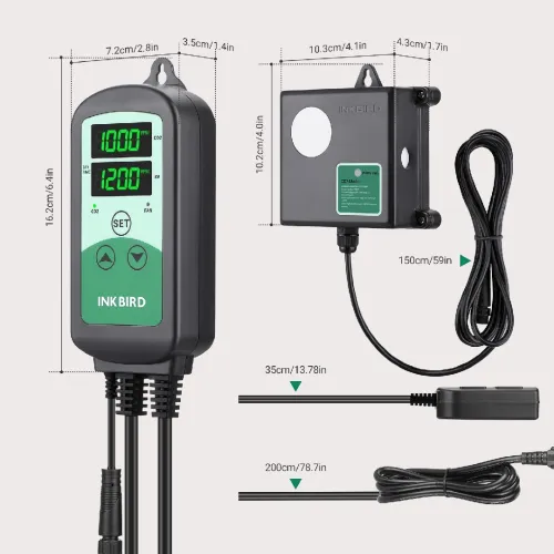Contrôleur de CO2 INKBIRD contrôleur intelligent de dioxyde de carbone