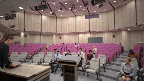Panneau Acoustique pour Salle de Conférence