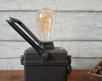 ancien lampe wonder cheminot
