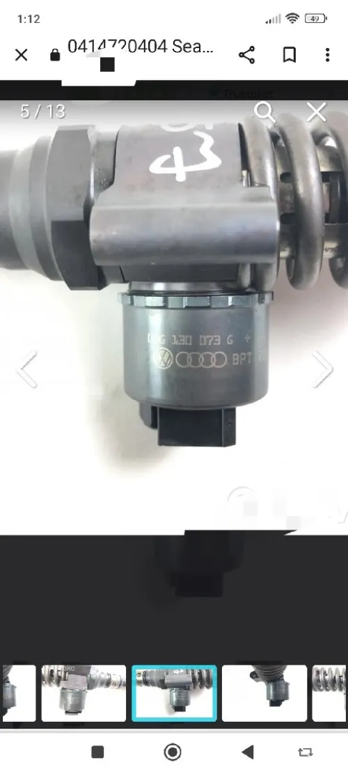 INJECTEURS GOLF V LEON AUDI 03G130073G+