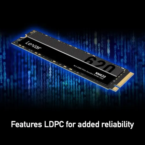 Disque SSD NVMe M.2 Lexar NM620 1TB PCIe Gen3x4 3500mb/s