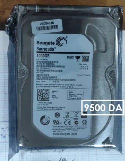 Disque Dur 500Go/640Go/750Go/1To/2To/3To/4To
