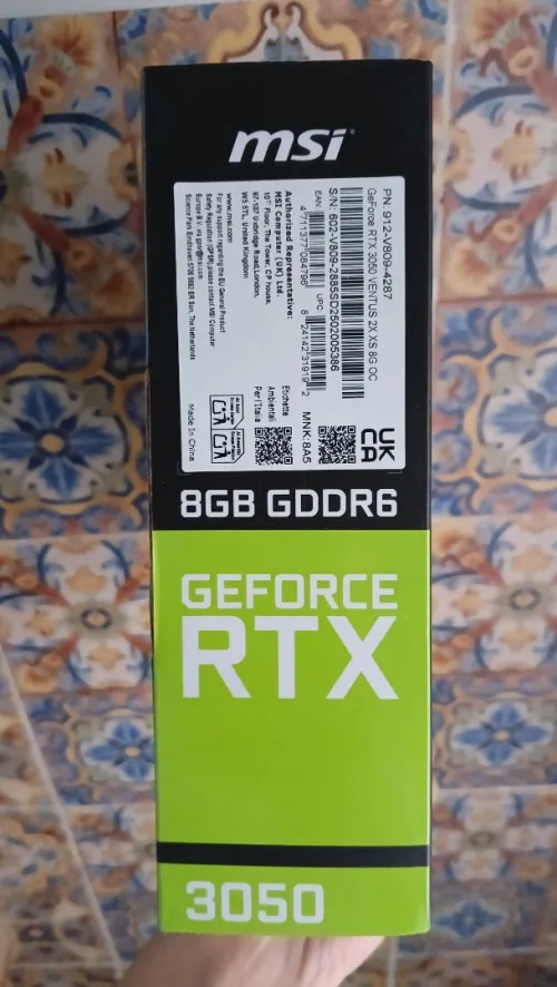 Carte graphique MSI OC RTX 3050 8Gb