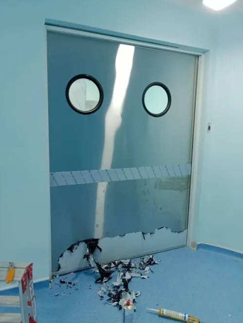 porte pour bloc opératoire 