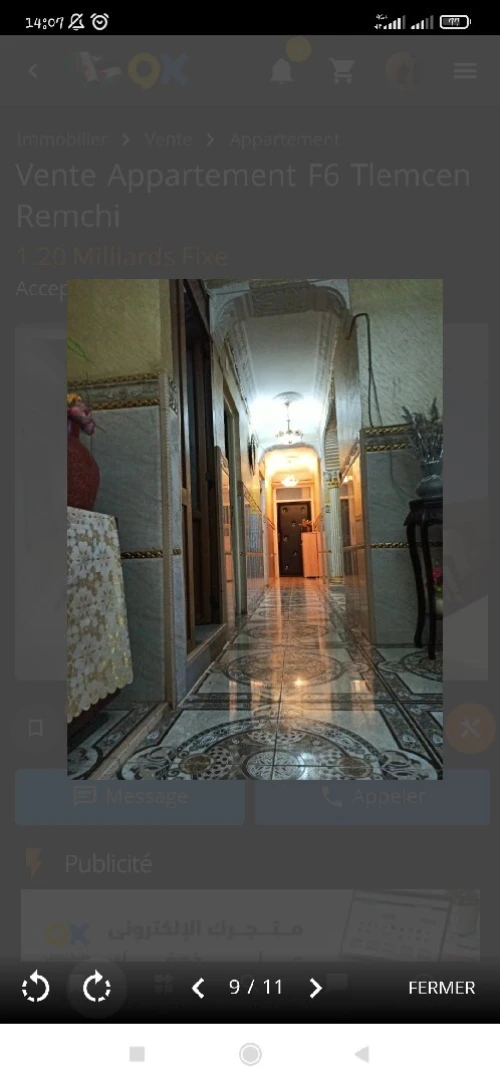 Vente Appartement F6 Tlemcen Remchi