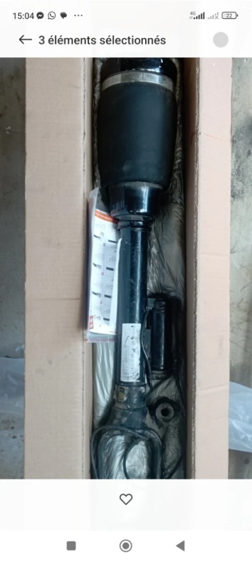 Amortisseur de suspension pneumatique mercides