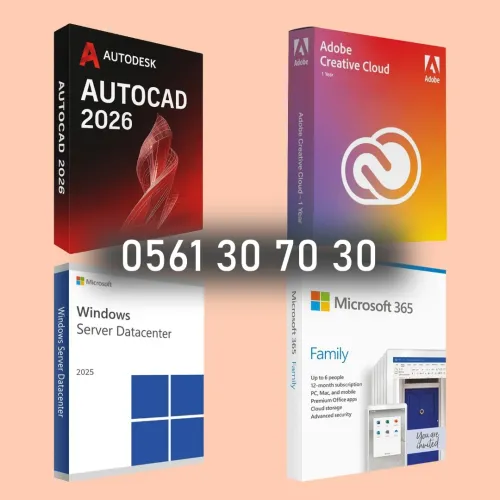 Windows Server / Adobe Creative Cloud / Microsoft 365 / AutoCAD 2026 / Office 2021 2024 / Kaspersky