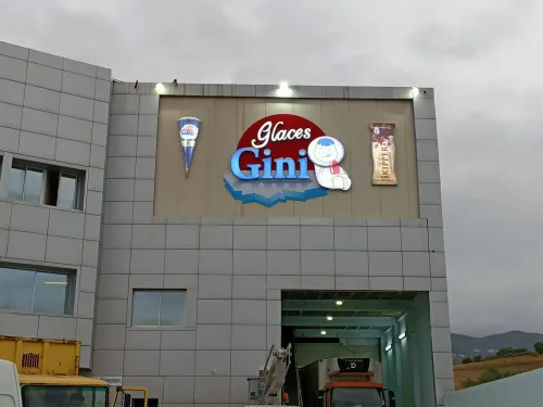  lettres boitier, led, alucobond 