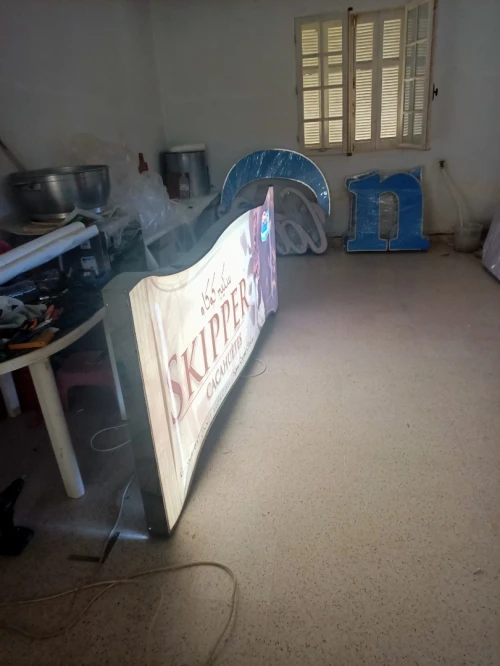  lettres boitier, led, alucobond 