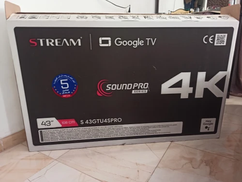 TV STREAM 43" GOOGLE TV 4K AVEC UNE GARANTIE DE 5 ANS