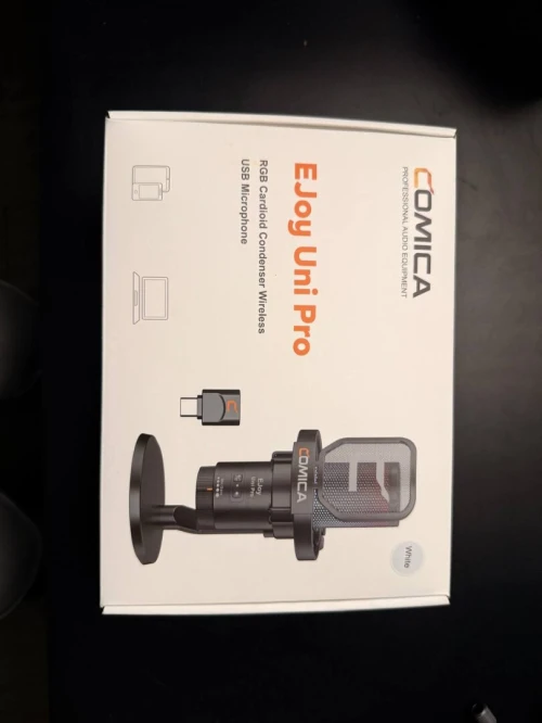Out of Stock - Microphone Comica EJoy Uni Pro Sans Fil (Édition Blanche)  Neuf