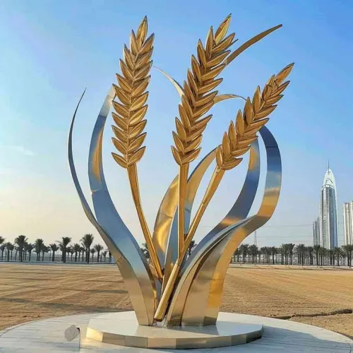 monument, steles et objets d'arts en inox