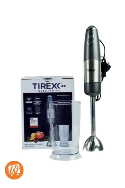 Bras Mixeur En Inox 1000 W 2 Vitesses Avec Tasse 600ML  TIREXX