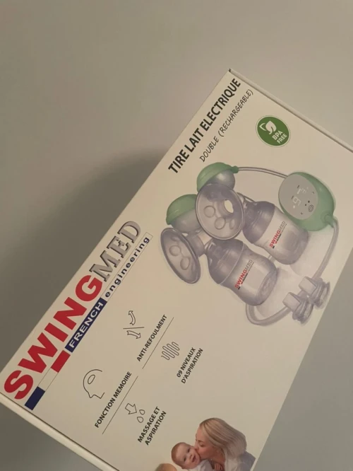Tire lait électrique SWINGMED double pompe (rechargeable) 
