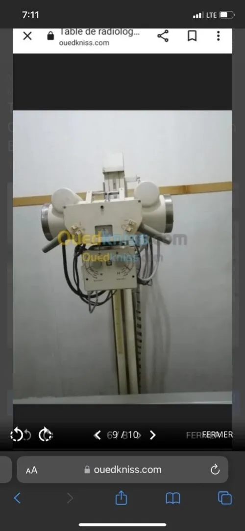 Table de radiologie os-poumon marque GE 600ma en bon état en  marche