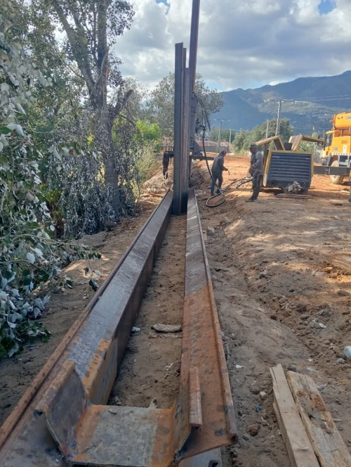 Travaux de Battage Rideaux de Palplanches