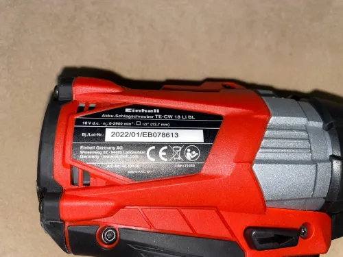 Kit Einhell 18V 5 Outil 2 Batteries 4Ah Chargeur 3A / Clé à Chocs et Visseuse à Percussion Brushless