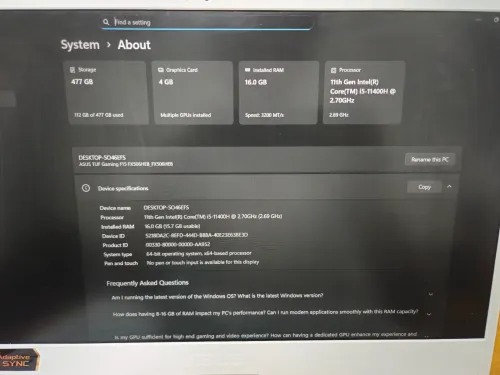 ASUS TUF GAMING F15