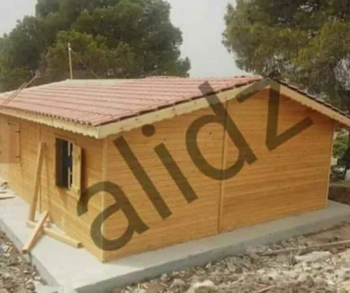 Construction des. Chalet bungalow en bois 