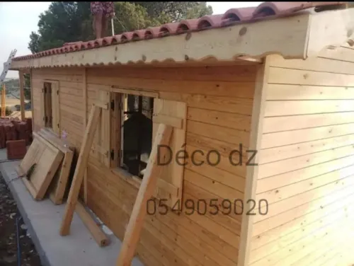 Construction des chalets et kiosque en bois 