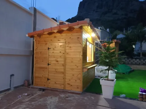 Construction des. Chalet bungalow en bois 
