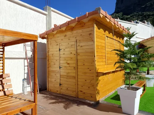 Construction des. Chalet bungalow en bois 