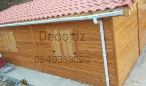 Construction des chalets et kiosque en bois 