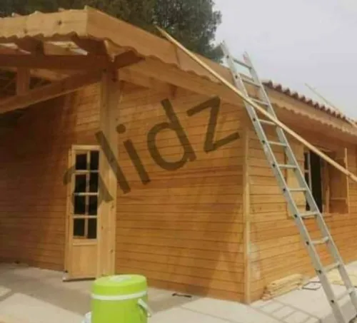 Construction des. Chalet bungalow en bois 