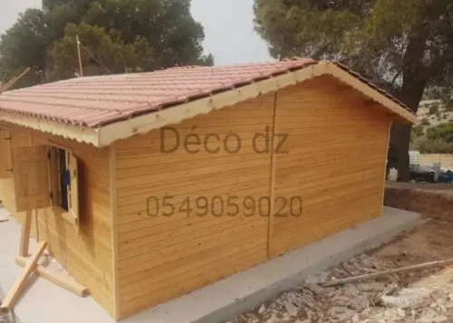 Construction des chalets et kiosque en bois 