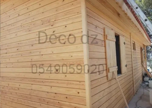 Construction des chalets et kiosque en bois 