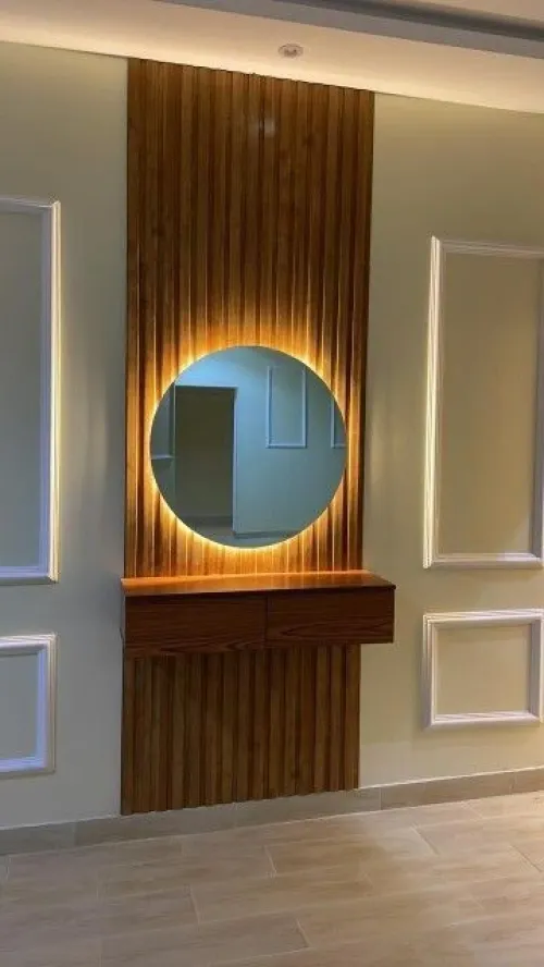 Décoration meuble d'entrée suspendu 
