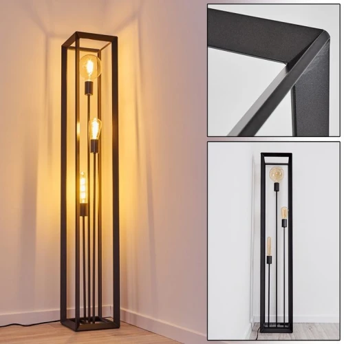 Lampadaire Woden laiton 