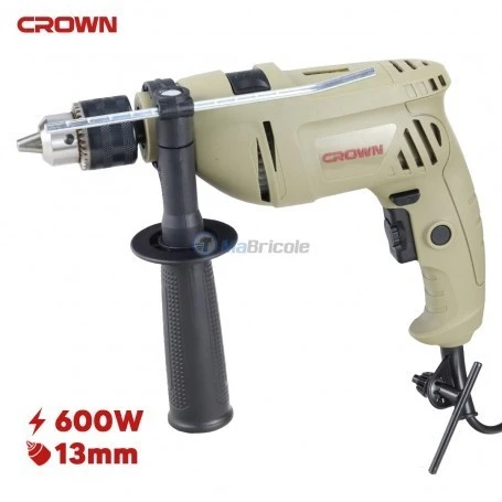 Perceuse crown 600w