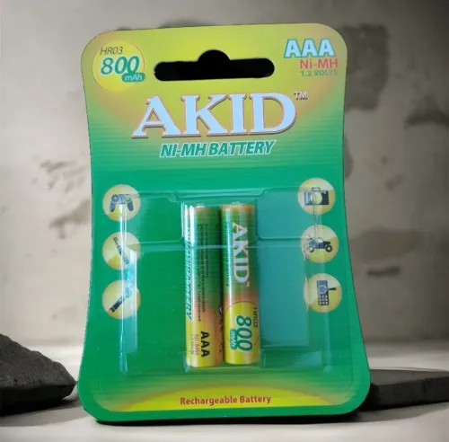 Les piles akid rechargeable AAA Haut qualité