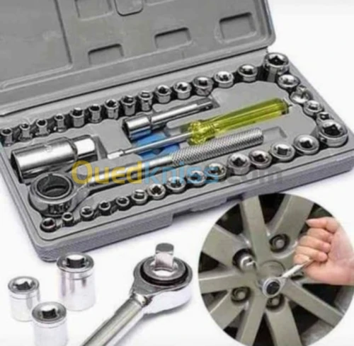  caisse à outils 40 pièces 