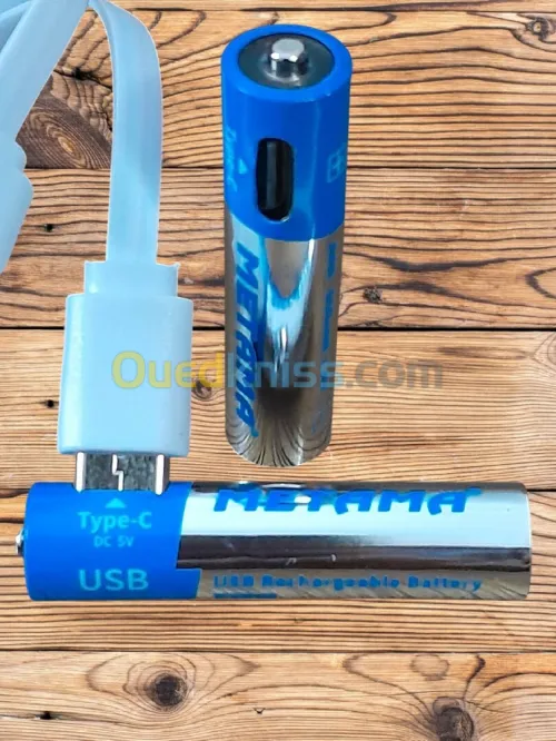 Les piles rechargeables USB type C AAA #R3