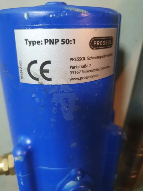  pompe à graisse pneumatique PRESSOL de type PNP 50:1. GERMANY